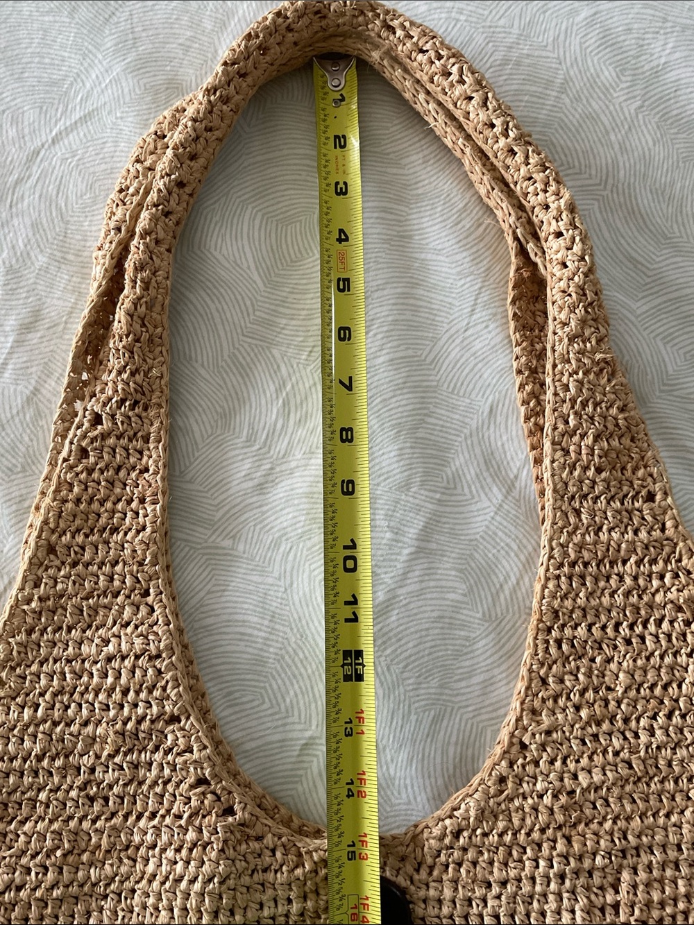 Helen Kaminski Raffia Shoulder Bag in Tan - Picture 9 of 9